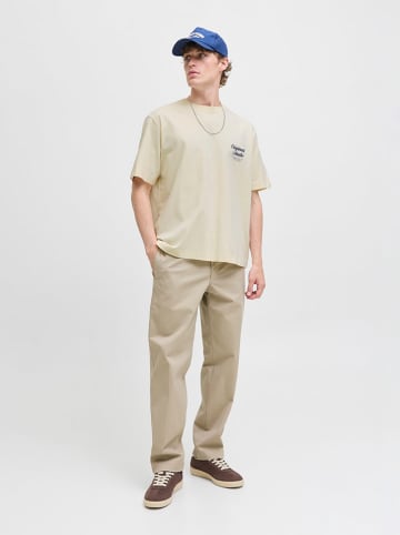 Jack & Jones Koszulka "Jormorrebro" w kolorze beżowym