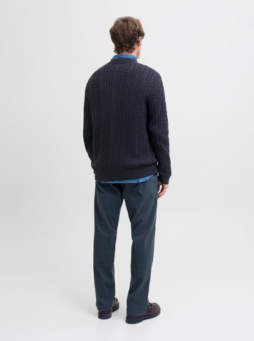 Jack & Jones Sweter w kolorze granatowym