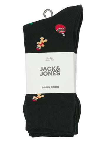 Jack & Jones Skarpety (3 pary) ze wzorem