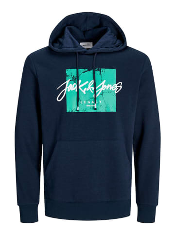 Jack & Jones Hoodie "Whitley" in Dunkelblau