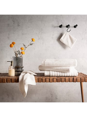 Heckett Lane 6er-Set: Waschlappen ''Prestige'' in Creme