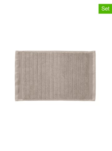 HNL Ręczniki (3 szt.) "Prestige" w kolorze szarobrązowym dla gości