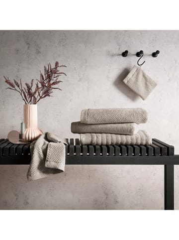 HNL 3-delige set: washandjes "Prestige" taupe