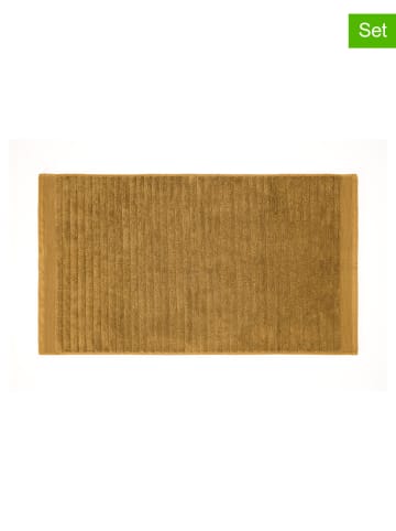 HNL 2-delige handdoekenset "Prestige" okergeel