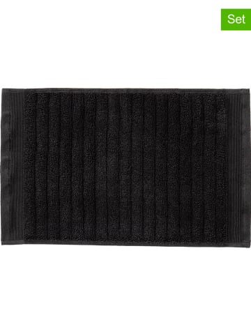 Heckett Lane 6er-Set: Waschlappen ''Prestige'' in Schwarz