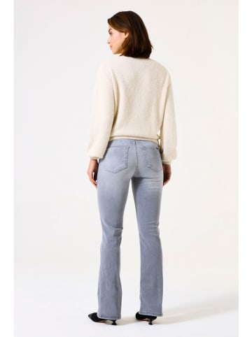 Garcia Spijkerbroek "Celia" - flared fit - grijs