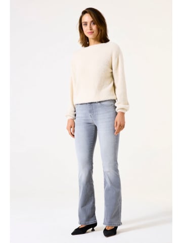 Garcia Spijkerbroek "Celia" - flared fit - grijs