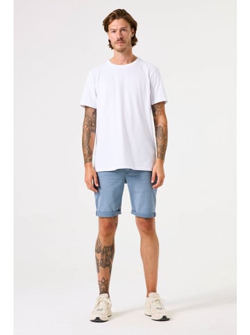 Garcia Jeans-Shorts - Slim fit - in Hellblau