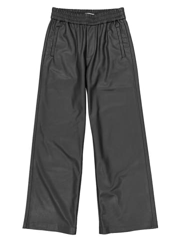 Garcia Kunstleren broek zwart