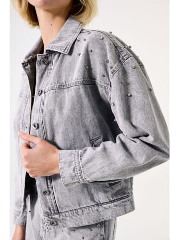 Garcia Spijkerjas grijs