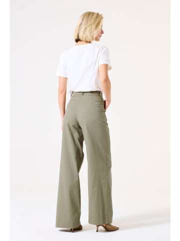 Garcia Spodnie w kolorze khaki