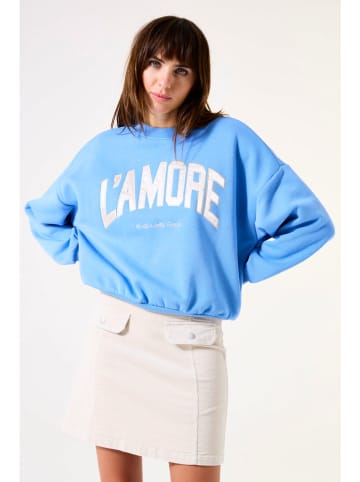 Garcia Spódnica sztruksowa w kolorze kremowym