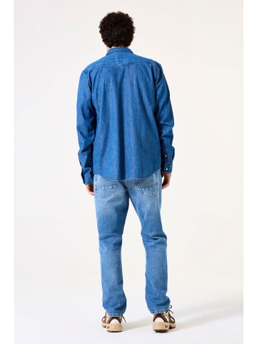 Garcia Koszula dżinsowa w kolorze niebieskim