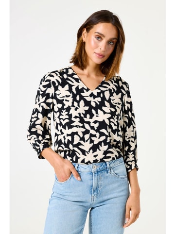 Garcia Bluse in Schwarz/ Weiß