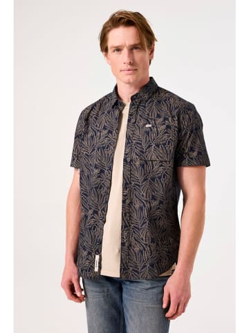 Garcia Blouse zwart/goudkleurig