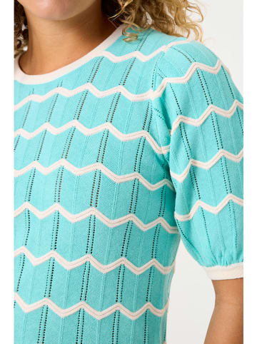 Garcia Sweter w kolorze turkusowym