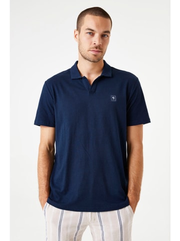 Garcia Koszulka polo w kolorze granatowym