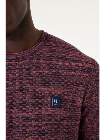 Garcia Sweter w kolorze czarno-ciemnoczerwonym