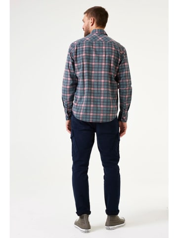 Garcia Blouse lichtroze/donkerblauw