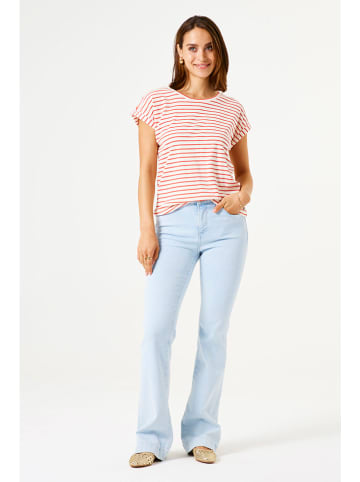 Garcia Shirt wit/lichtroze