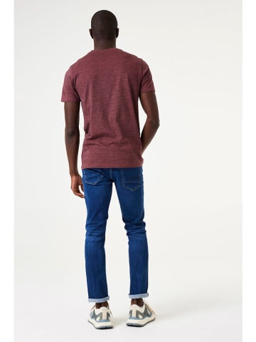 Garcia Shirt donkerrood/antraciet