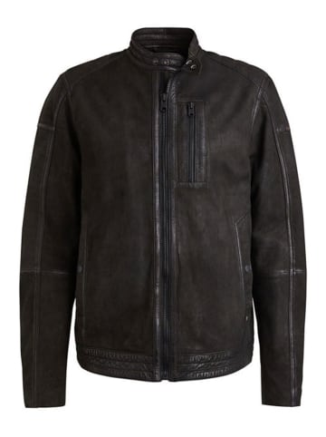 CAST IRON Lederjacke in Schwarz