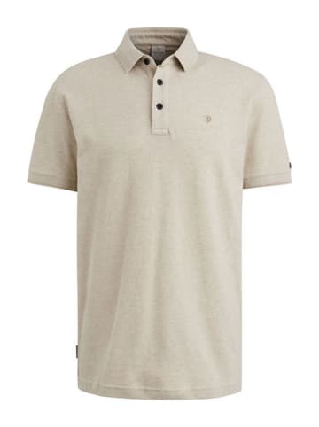 CAST IRON Poloshirt in Creme