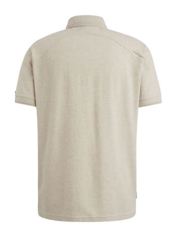 CAST IRON Poloshirt in Creme