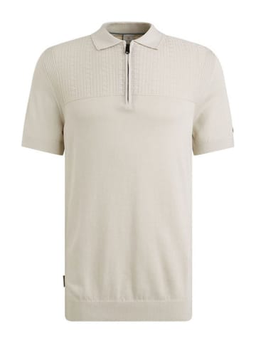 CAST IRON Poloshirt crème