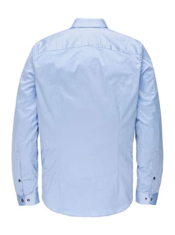 CAST IRON Blouse lichtblauw