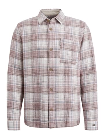 CAST IRON Hemd in Creme/ Rosa/ Blau