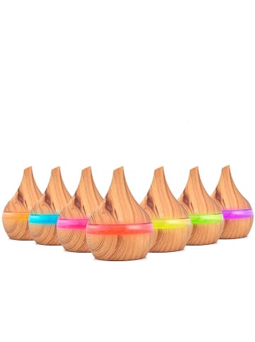 DAM Nawilżacz powietrza LED w kolorze jasnobrązowym - 300 ml