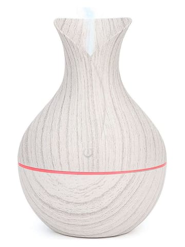 DAM Nawilżacz powietrza LED w kolorze białym - wys. 14 x Ø 10 cm