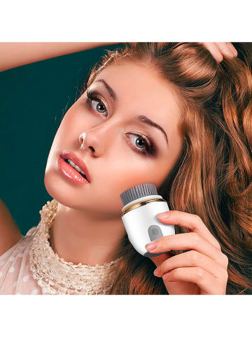 DAM Elektryczna szczoteczka w kolorze białym do twarzy