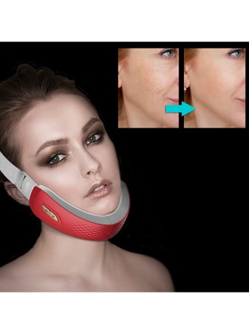 DAM Opaska w kolorze szaro-czerwonym do liftingu twarzy