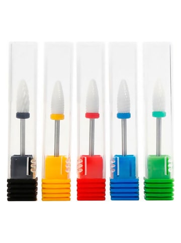 DAM 5-delige manicureboorset meerkleurig