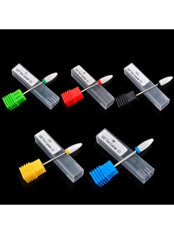 DAM Frezy (5 szt.) w różnych kolorach do frezarki