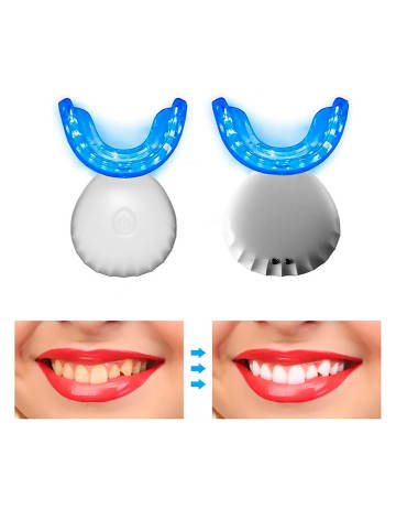 DAM Urządzenie LED w kolorze czarnym do wybielania zębów