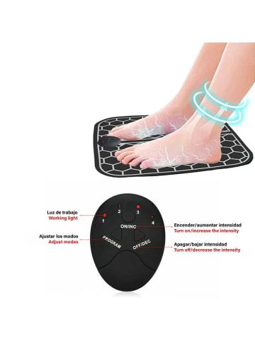 DAM EMS-voetmassageapparaat zwart