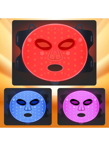 DAM Maska LED w kolorze czarnym do twarzy