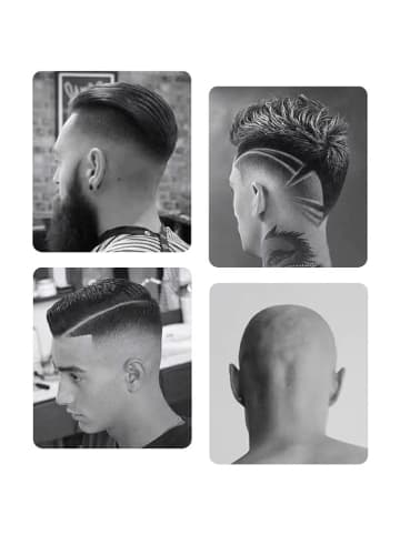 DAM Bart- und Haartrimmer in Blau/ Gold/ Rot