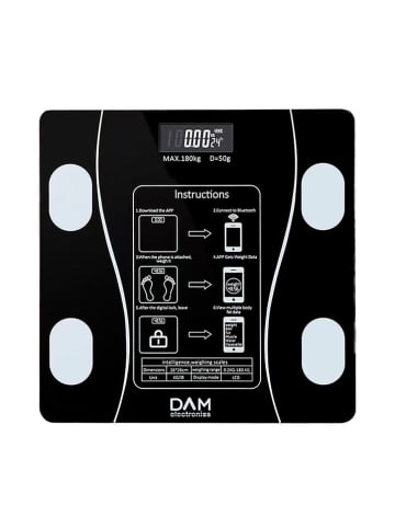 DAM Personenweegschaal zwart