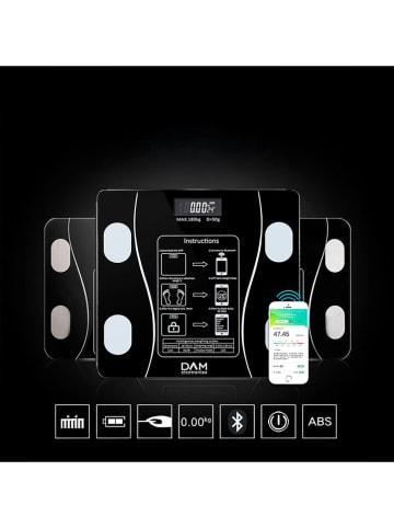DAM Waga osobowa w kolorze czarnym