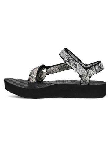 Teva Trekkingsandalen "Midform Universal" in Creme/ Schwarz