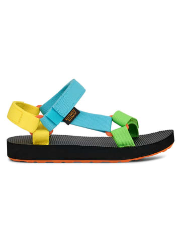 Teva Sandalen "Universal" in Gelb/ Türkis/ Grün