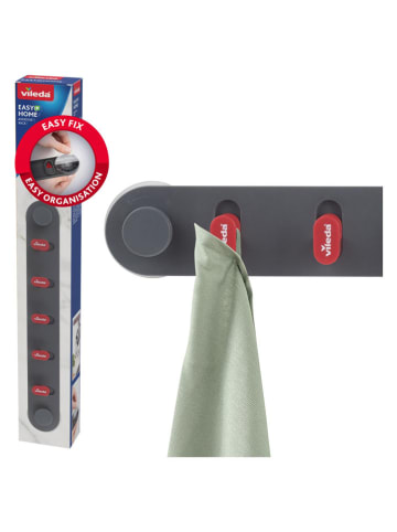 Vileda Hakenleiste in Grau - (B)43 x (H)6,5 cm