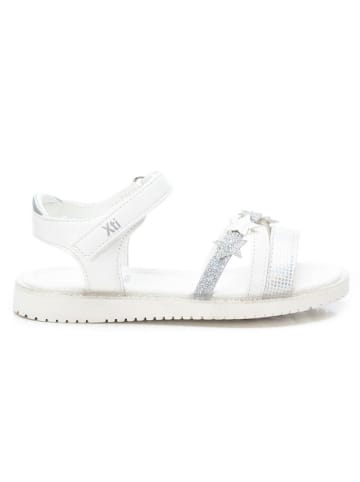XTI Kids Sandały w kolorze srebrno-białym