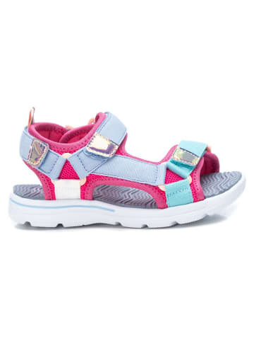 XTI Kids Sandalen roze/lila/lichtblauw