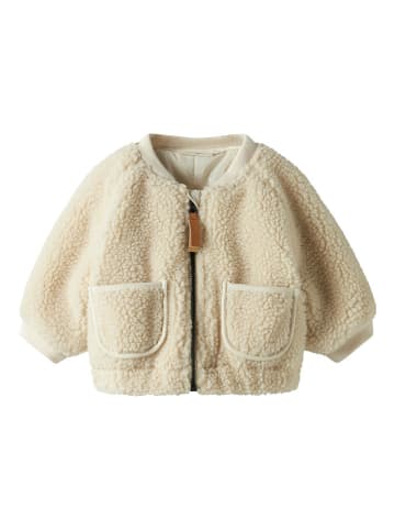 Lil Atelier Teddyfleece-Blouson "Lajo" in Beige