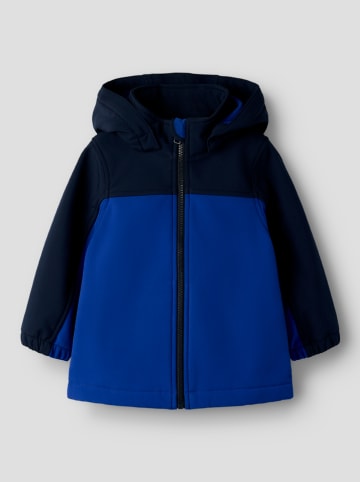 name it Softshelljas "Palfa" blauw/donkerblauw